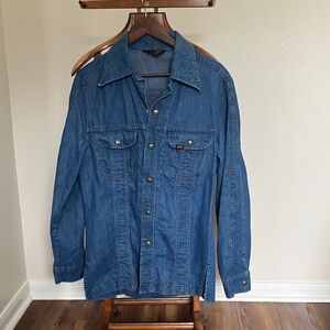 Men's Lee Blue Denim Shirt Jacket
